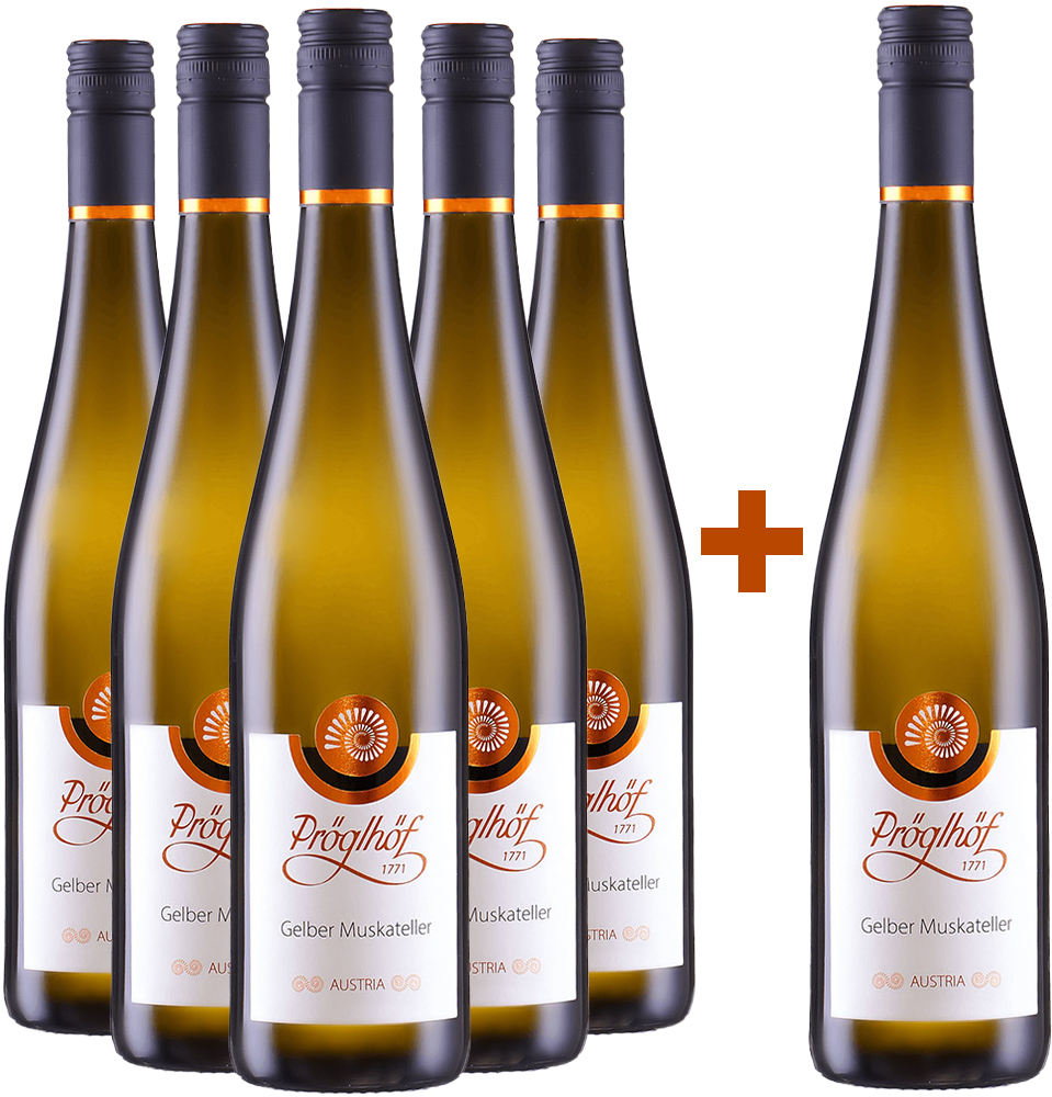 5+1 Paket Gelber Muskateller trocken BIO