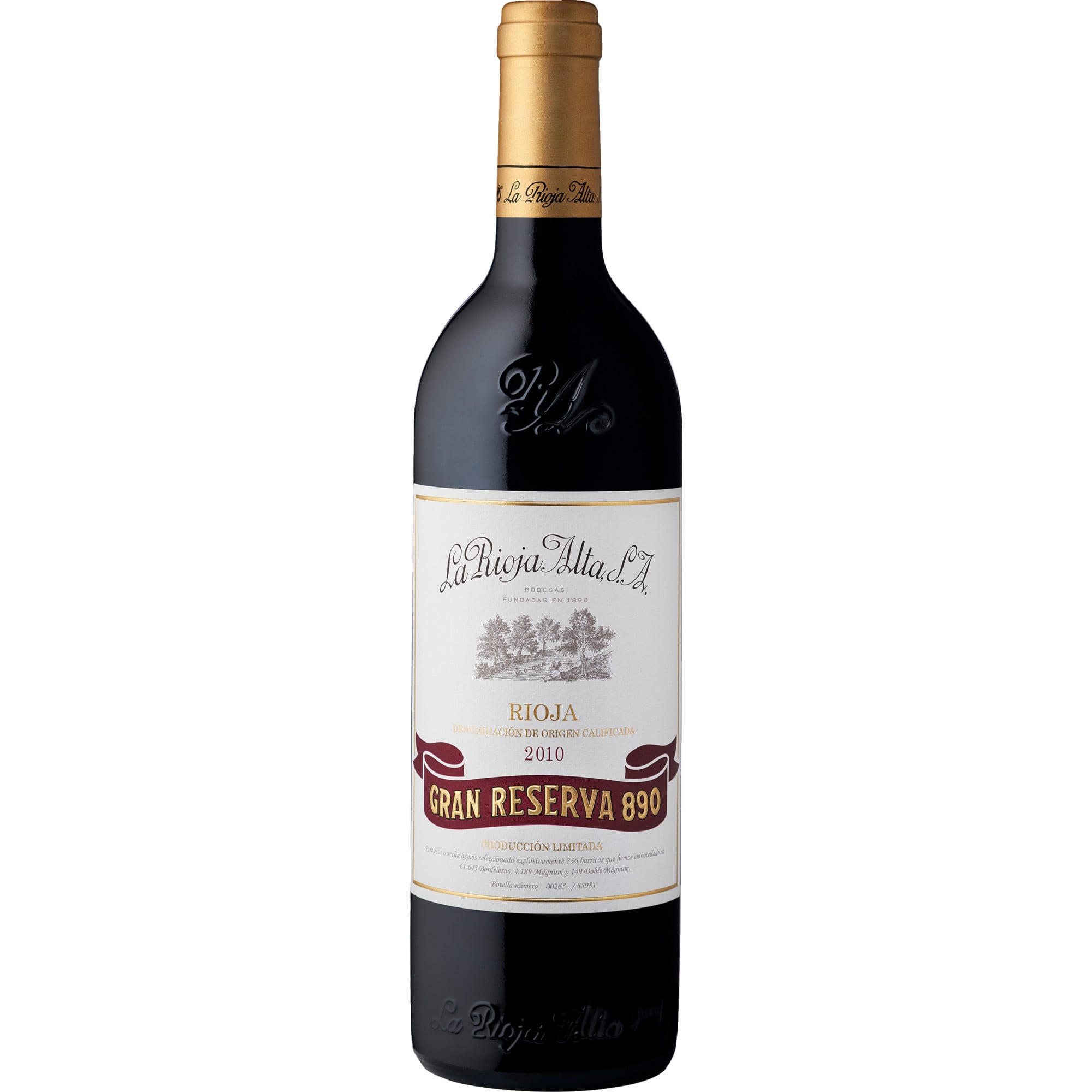 2011 La Rioja Alta 890 Rioja Gran Reserva 1,5 L reflection