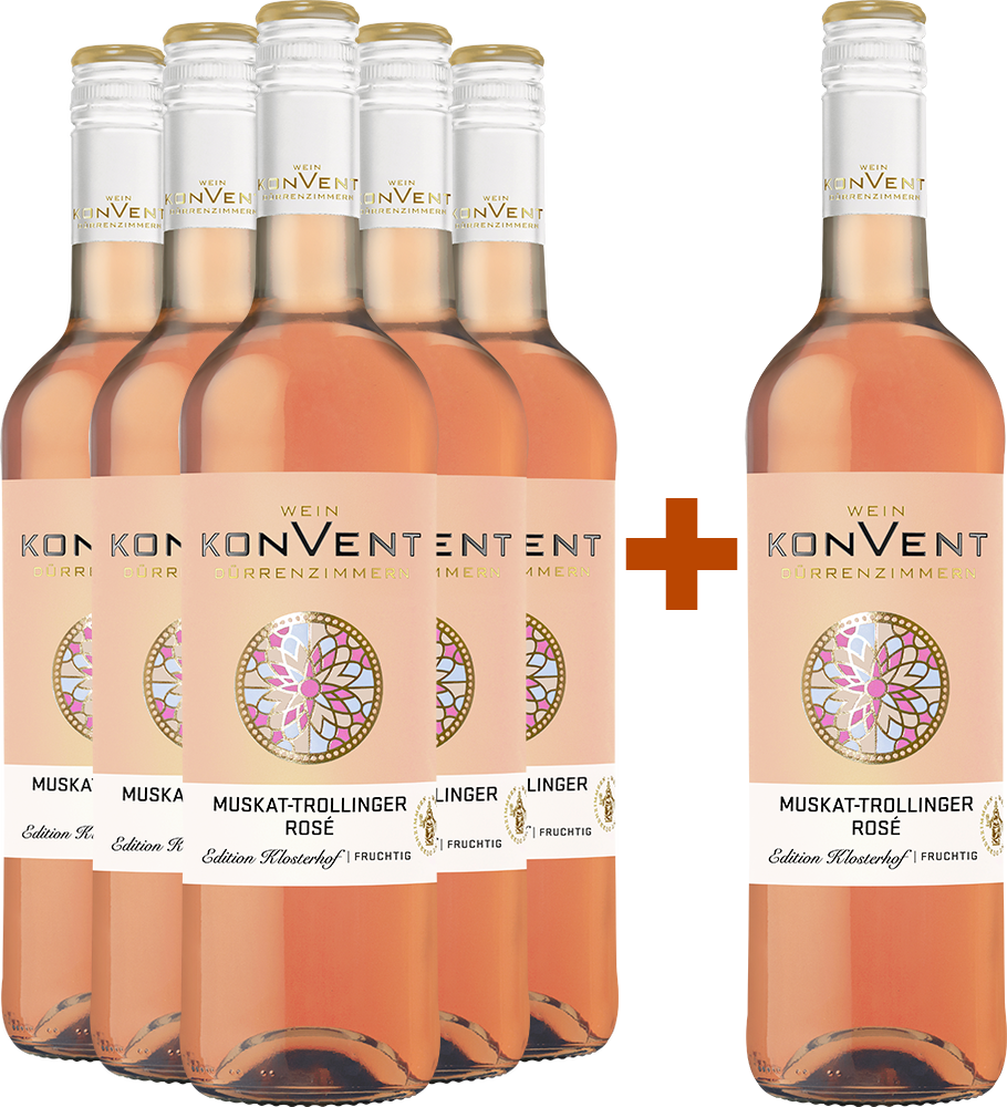 5+1 Paket 2024 Klosterhof Muskat-Trollinger Rosé