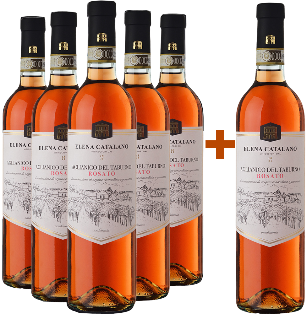 5+1 Paket Aglianico Rosato Taburno DOCG