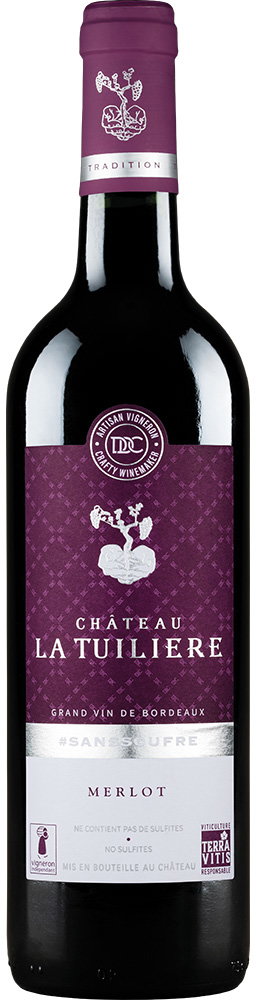 2022 Château La Tuilière #SansSoufre Bordeaux AOP