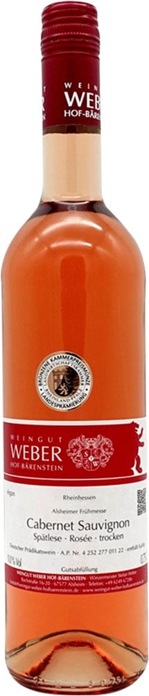 2021 Alsheimer Frühmesse Cabernet Sauvignon Spätlese Rosee