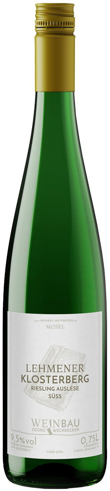 2020 Lehmener Klosterberg Riesling Auslese süss