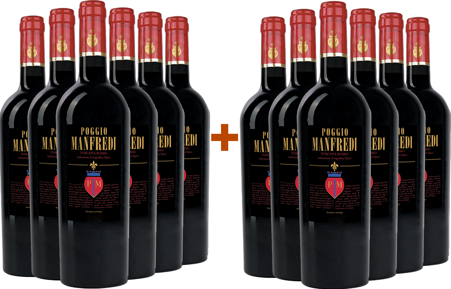6+6 Paket Poggio Manfredi Supertuscan IGP