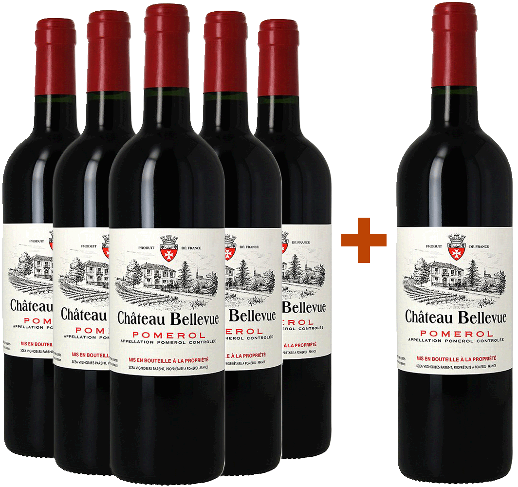 5+1 Paket Château Bellevue Pomerol