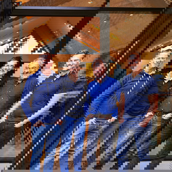 v. l. Hans-Jörg Lüchau, Alexandra Prestel, Jürgen Doetsch, Christoph Hoffmann