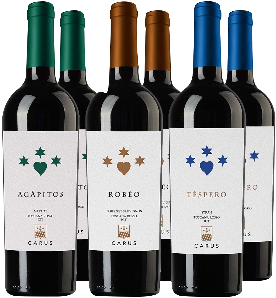 Carus Vini Supertuscan-Paket BIO