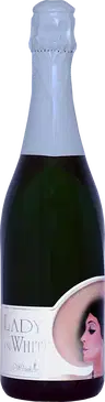 Lady in White - Alkoholfrei, schäumendes Getränk aus entalkoholisiertem Wein,
