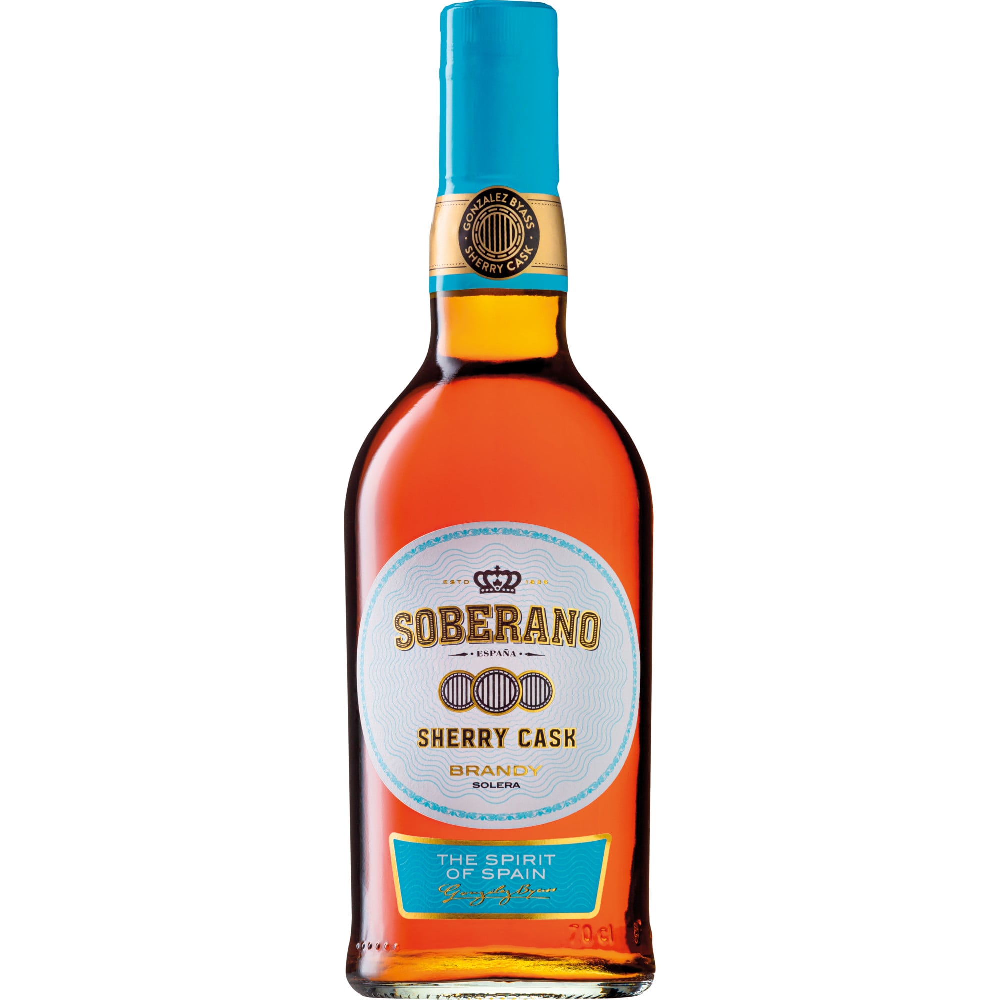 Soberano Brandy Solera 1,0 L reflection