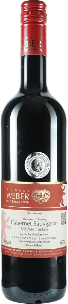 2020 Alsheimer Frühmesse Cabernet Sauvignon Spätlese