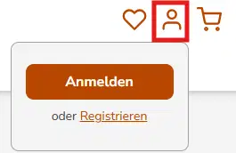 Screenshot zur Anlage des Kundenkonto