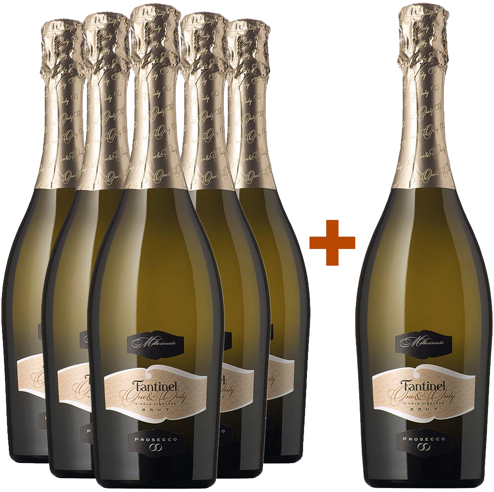 5+1 Paket One&Only Prosecco Millesimato DOC 