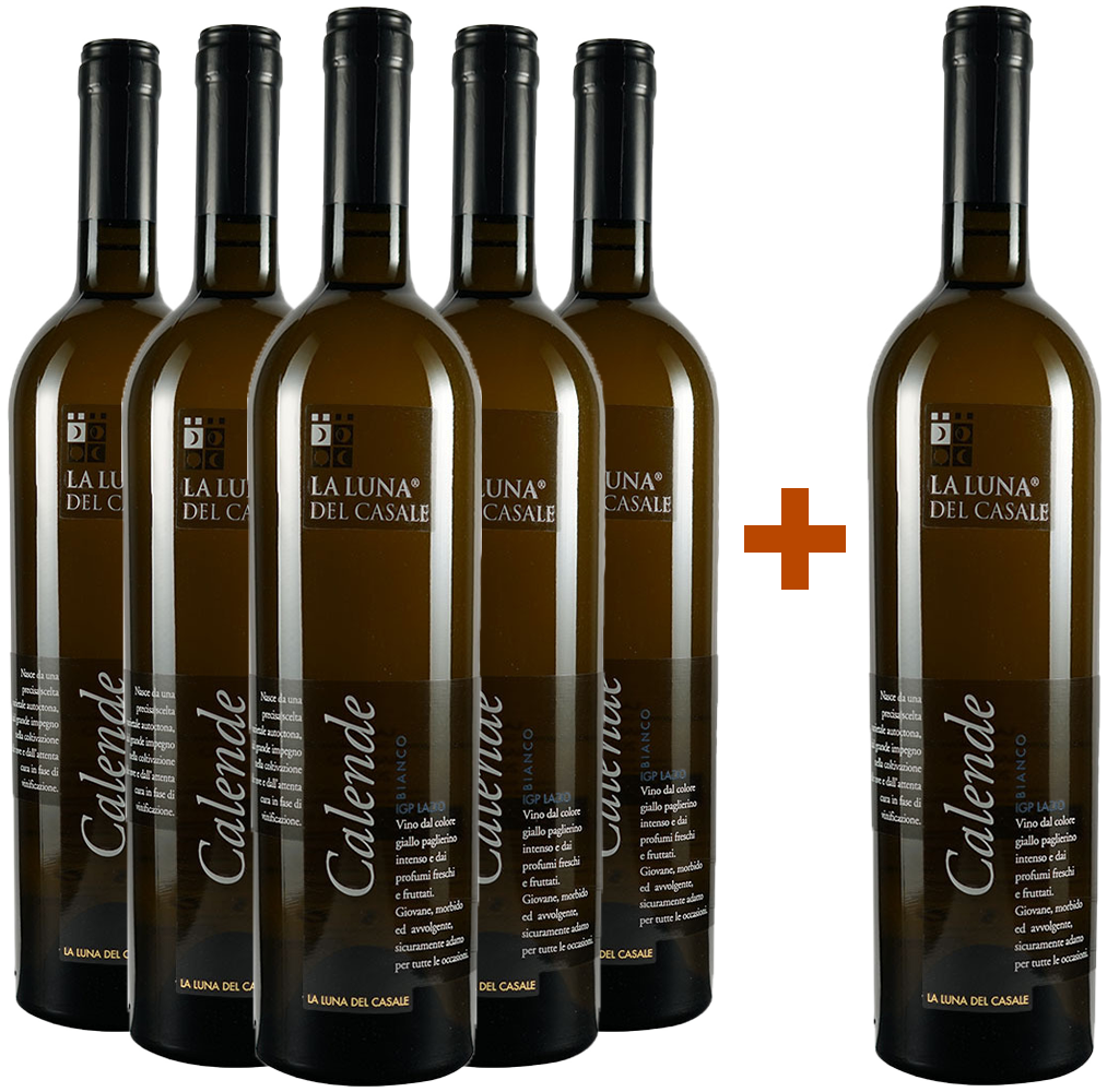 5+1 Paket Calende Bianco Lazio IGP BIO BIO
