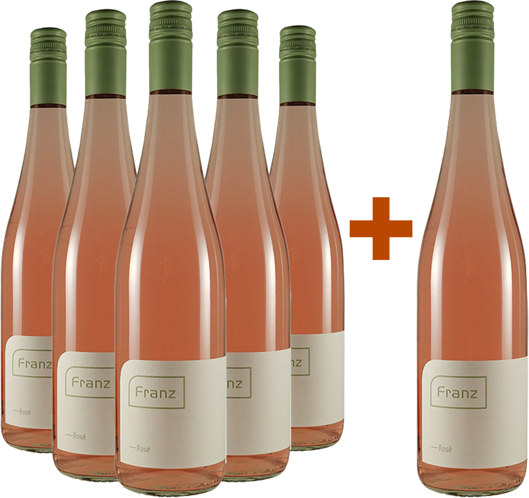 5+1 Paket Rosé trocken BIO