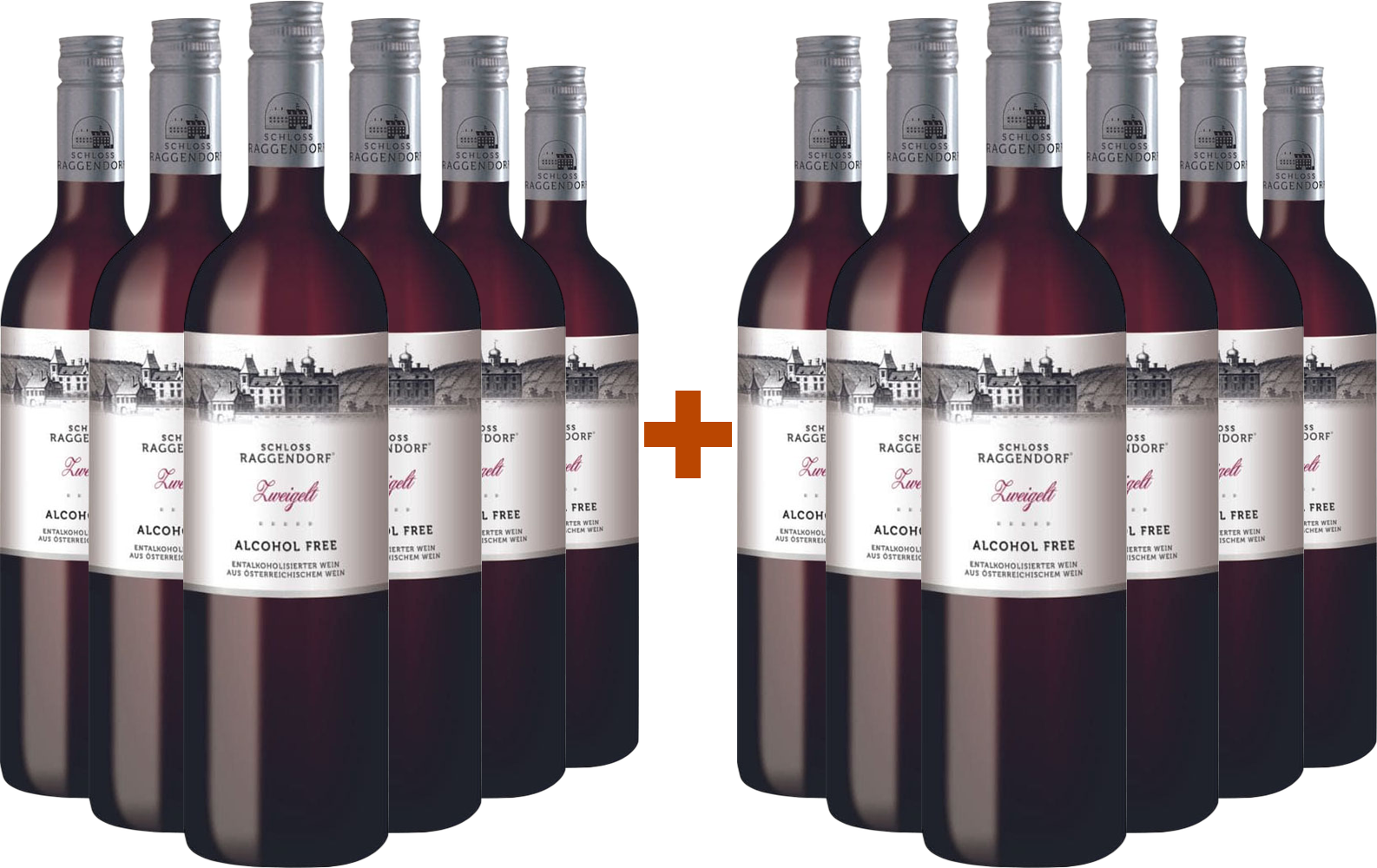 6+6 Schloss Raggendorf Zweigelt Rosé perlend alkoholfrei