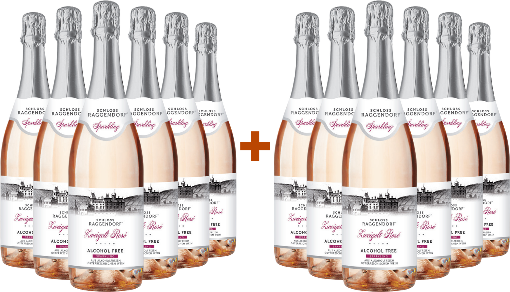 6+6 Schloss Raggendorf Zweigelt Rosé perlend alkoholfrei