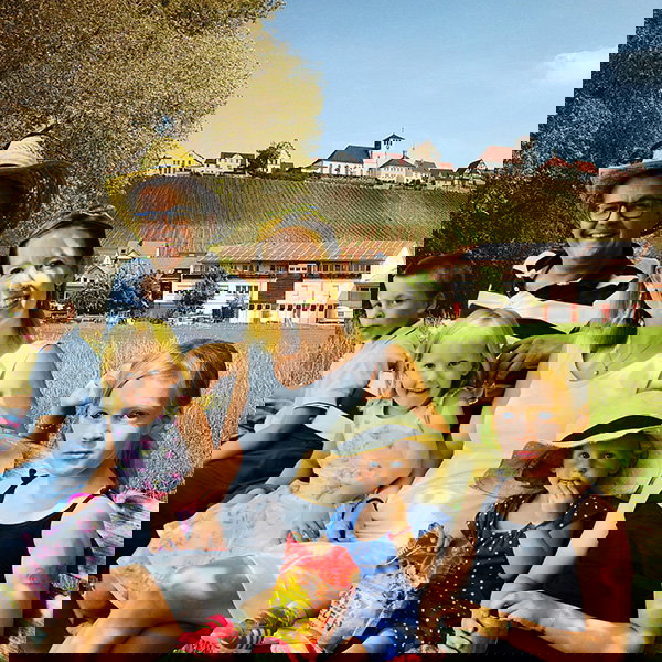 Friedrich Baumgärtner mit Familie