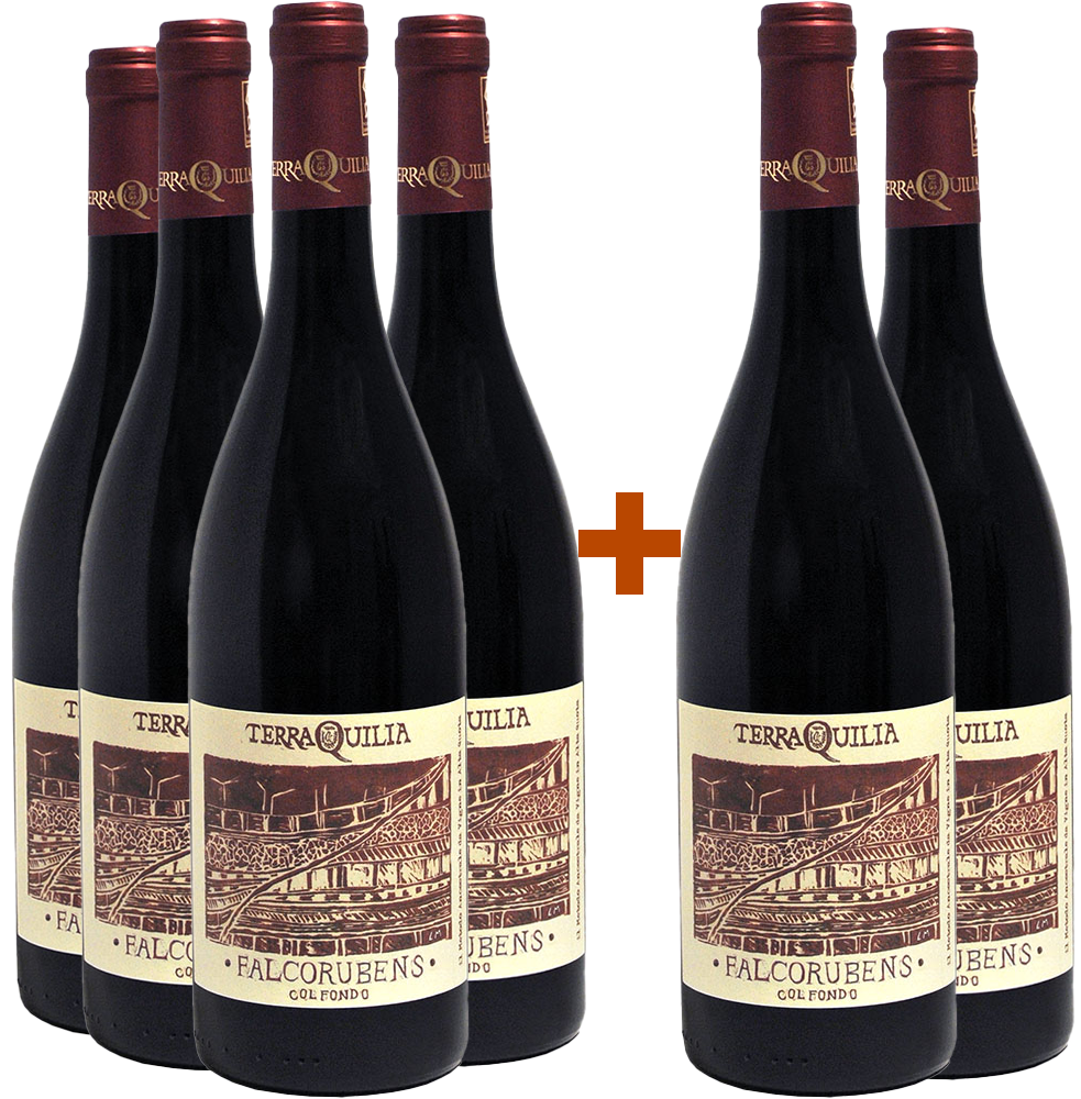 4+2 Paket Falcorubens col fondo Emilia IGP BIO BIO