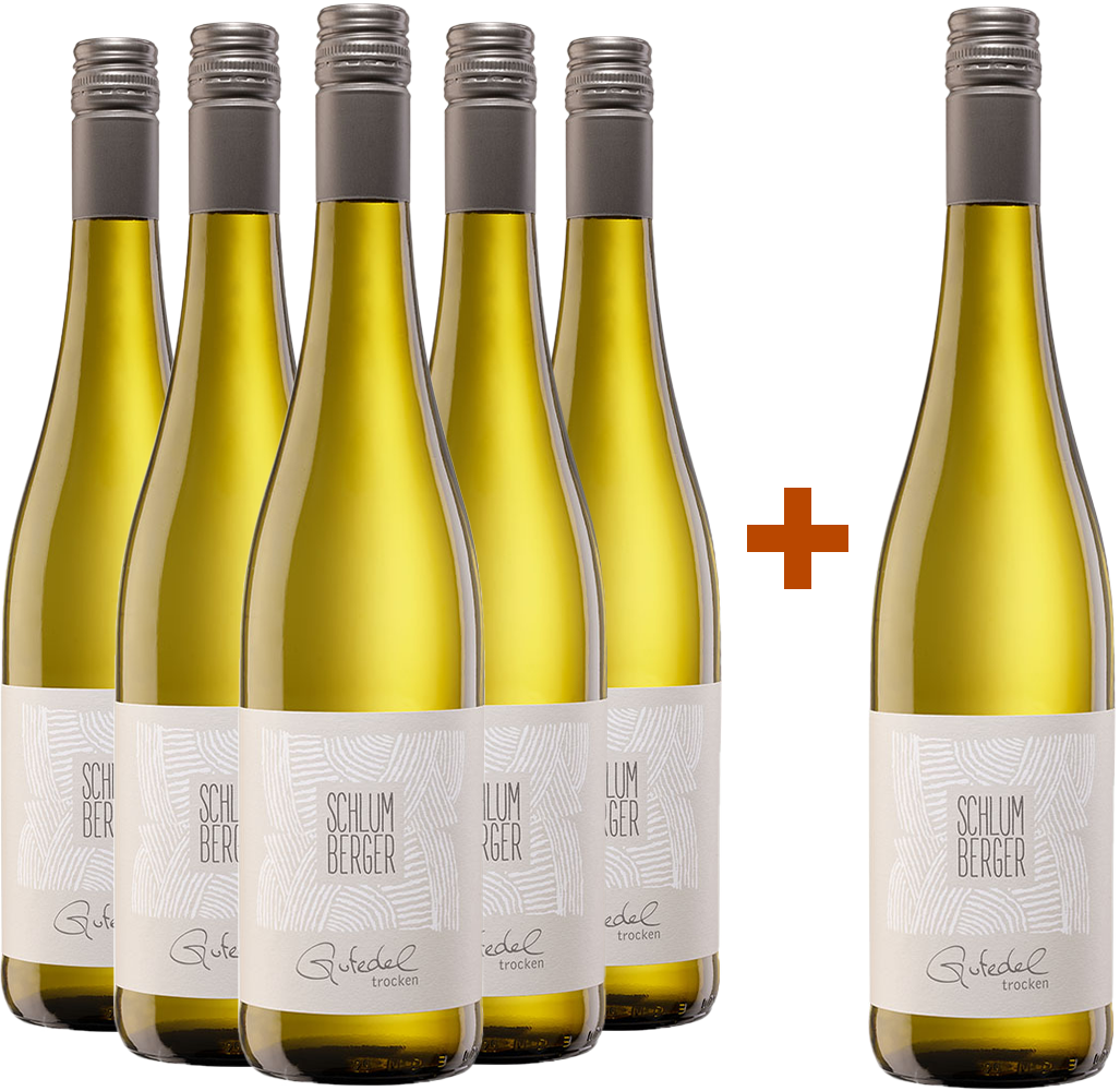 5+1 Paket Gutedel trocken