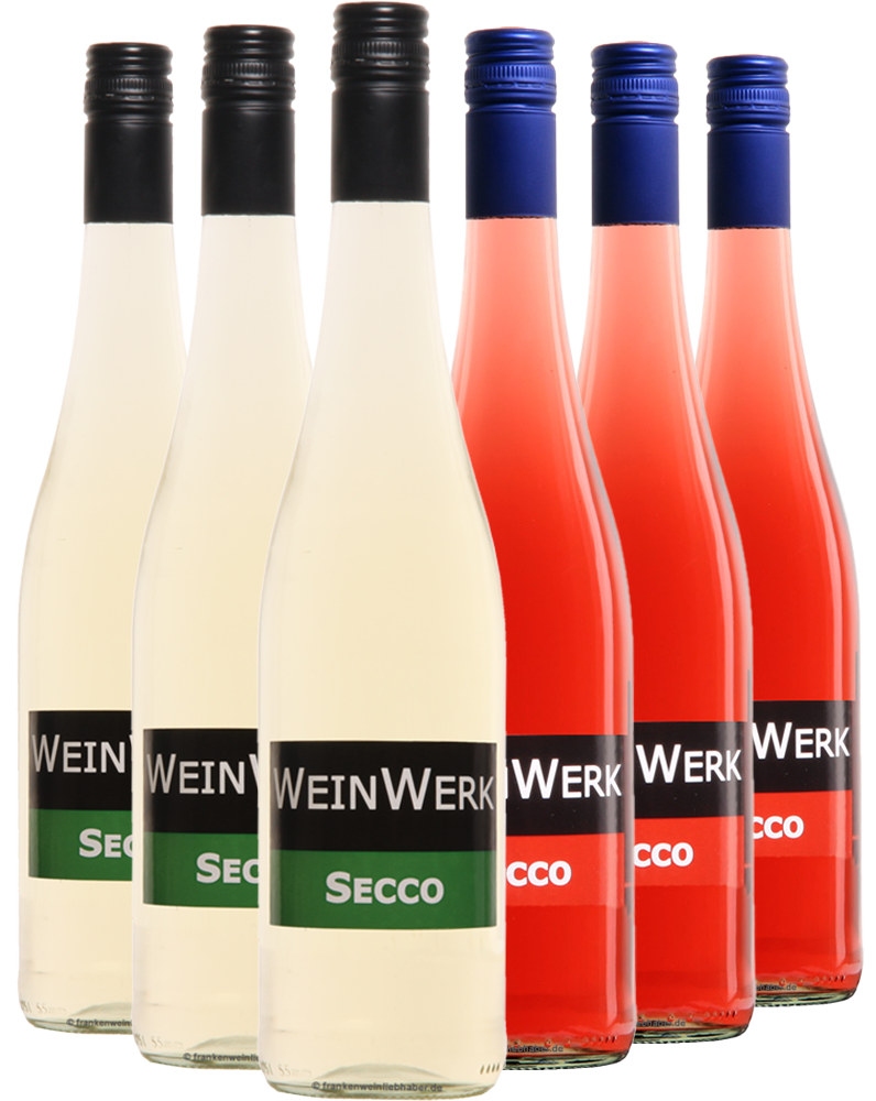 Sonnenuntergang-Duo - Secco Rivaner + Rotling