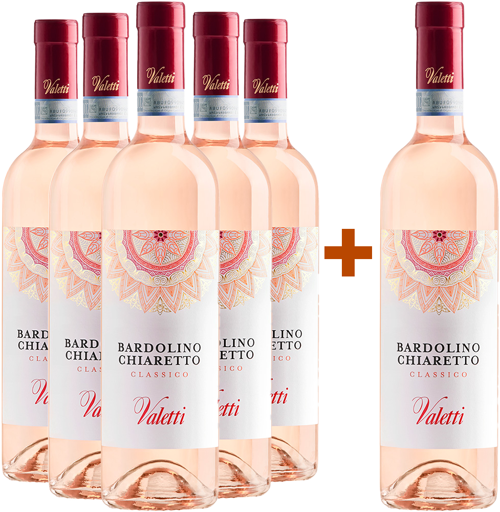 5+1 Paket Chiaretto Bardolino Classico DOC