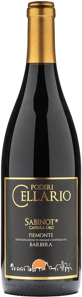 2024 Sabinot Capsula Oro Barbera Piemonte DOC reflection