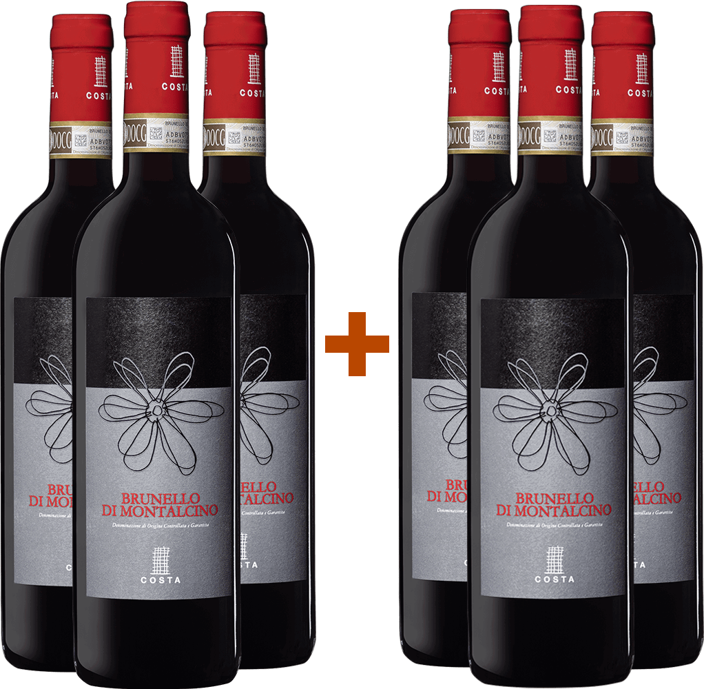 3+3 Paket Brunello di Montalcino DOCG