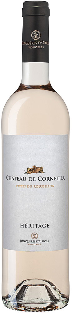 2025 Cuvée Héritage Rosé Côtes du Roussillon AOP reflection