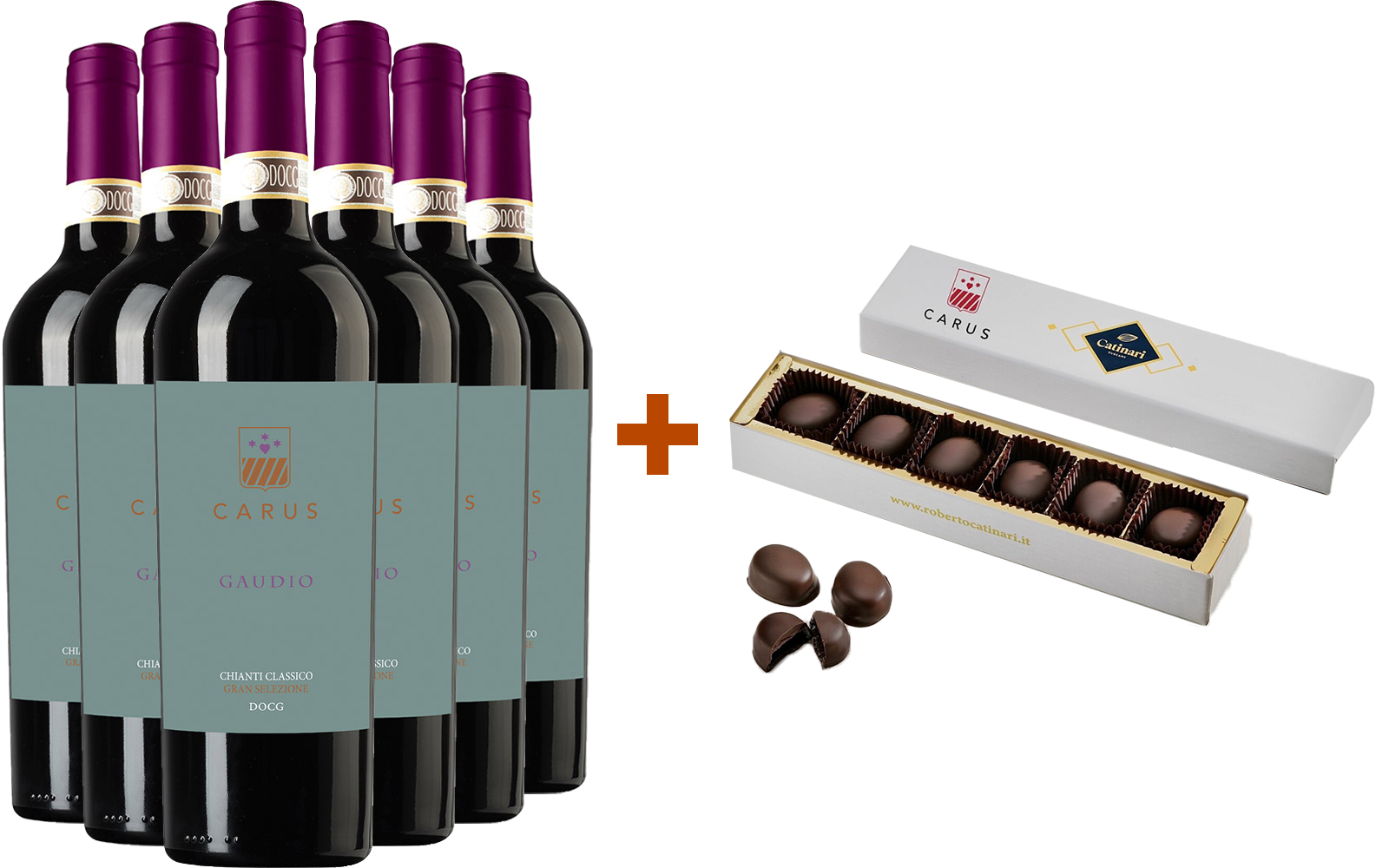 Gàudio Chianti Gran Selezione DOCG Paket + Geschenk