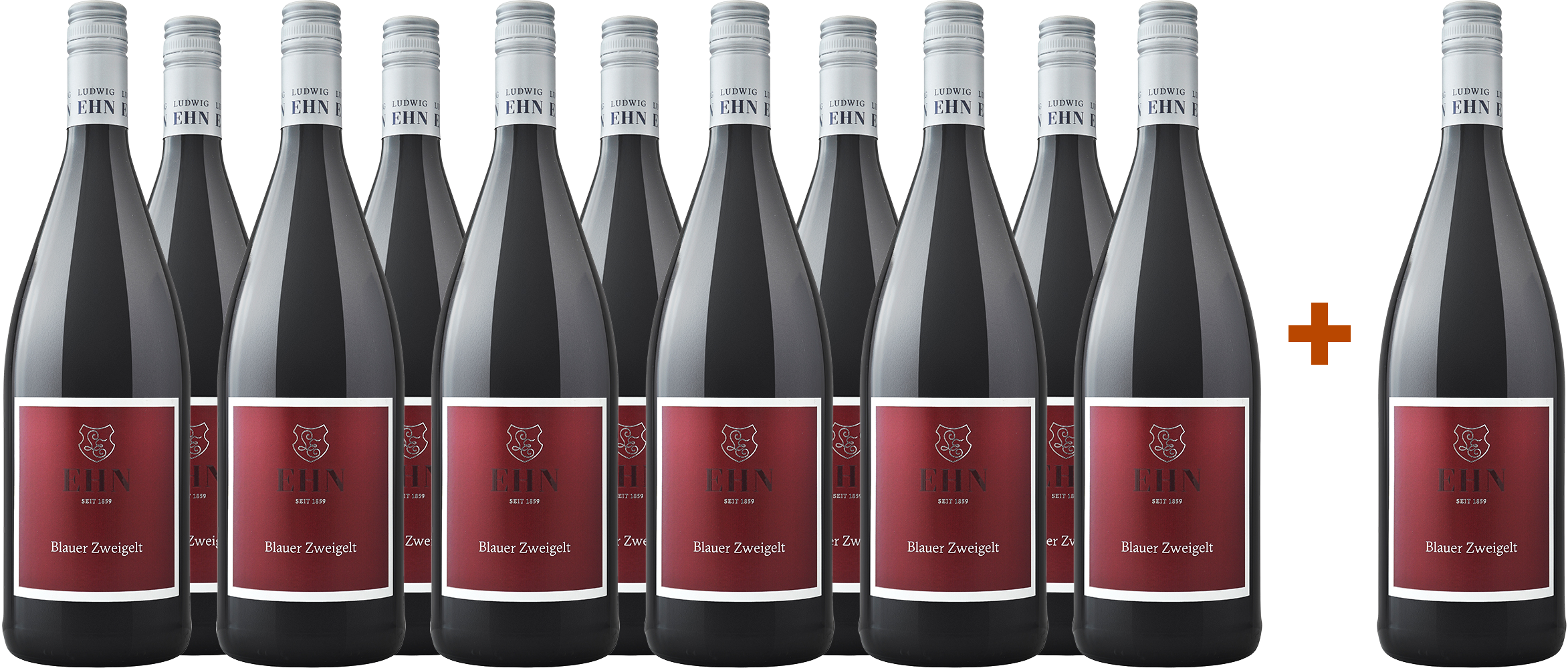 11+1 Paket Blauer Zweigelt 1,0L