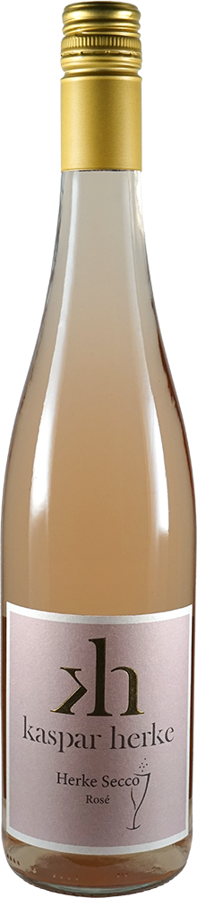 "HERKE SECCO" Rosé Perlwein reflection