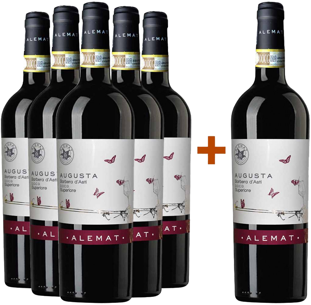 5+1 Paket Augusta Barbera d'Asti Superiore DOCG