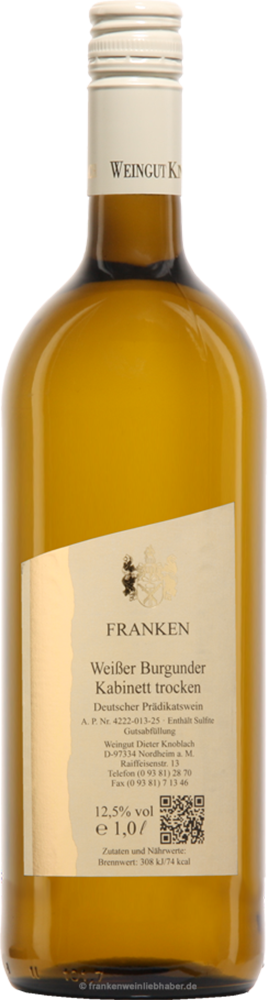 2024 Weißer Burgunder 1,0 L