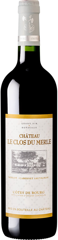 2018 Château Le Clos du Merle Côtes de Bourg AOP reflection
