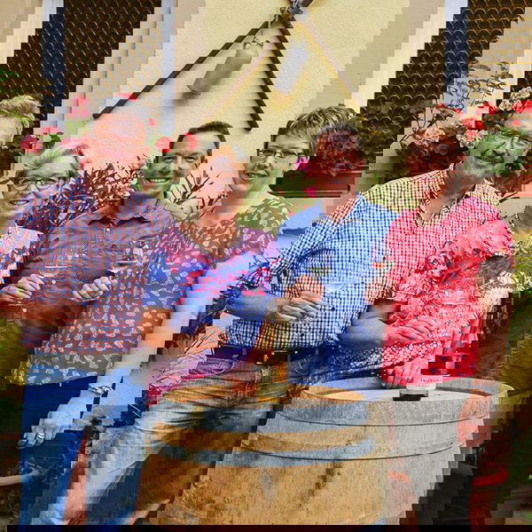 Hans-Jürgen, Annelie, Jörg und Andrea Theobald