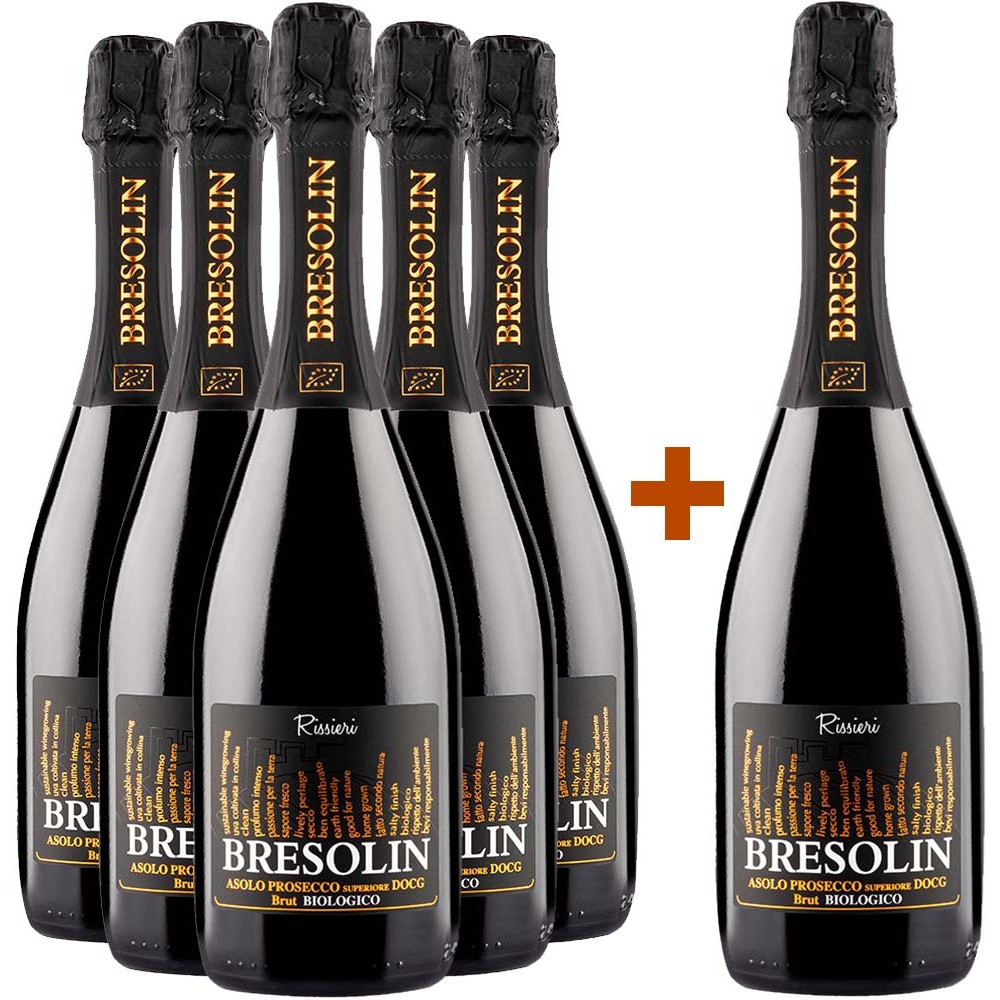 5+1 Paket Rissieri Asolo Prosecco DOCG BIO