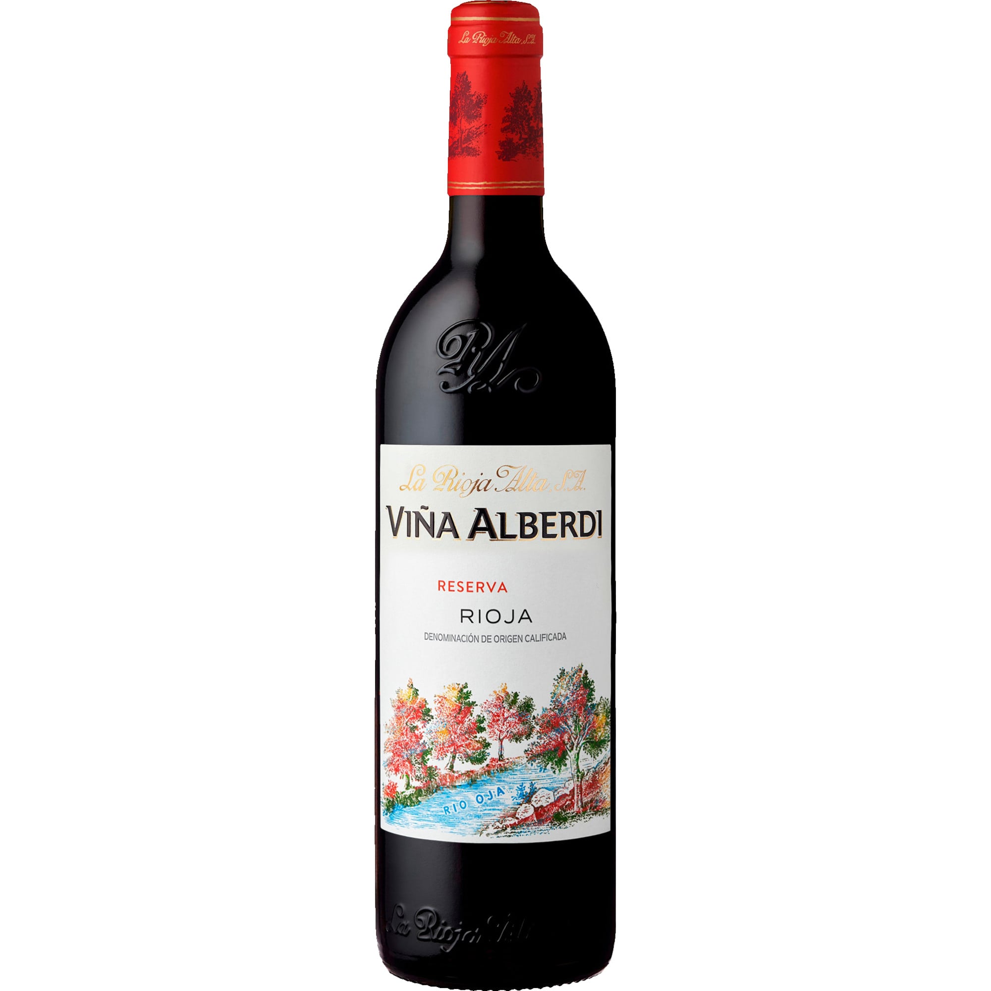 2020 Viña Alberdi Rioja Reserva 1,5 L reflection
