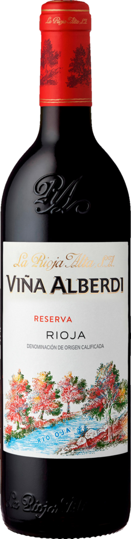 2020 Viña Alberdi Rioja Reserva 1,5 L reflection
