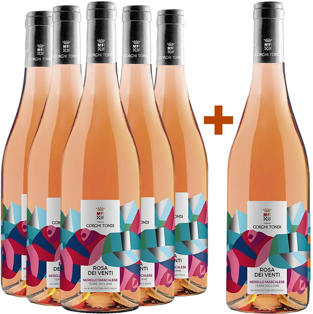 5+1 Paket Rosa dei Venti Nerello Mascalese Terre Siciliane IGP BIO