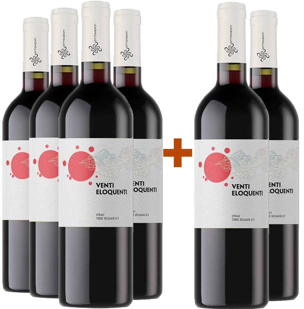 4+2 Paket Venti Eloquenti Terre Siciliane IGP BIO