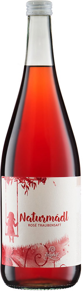 2024 Naturmädl Traubensaft rosé BIO 1,0 L reflection