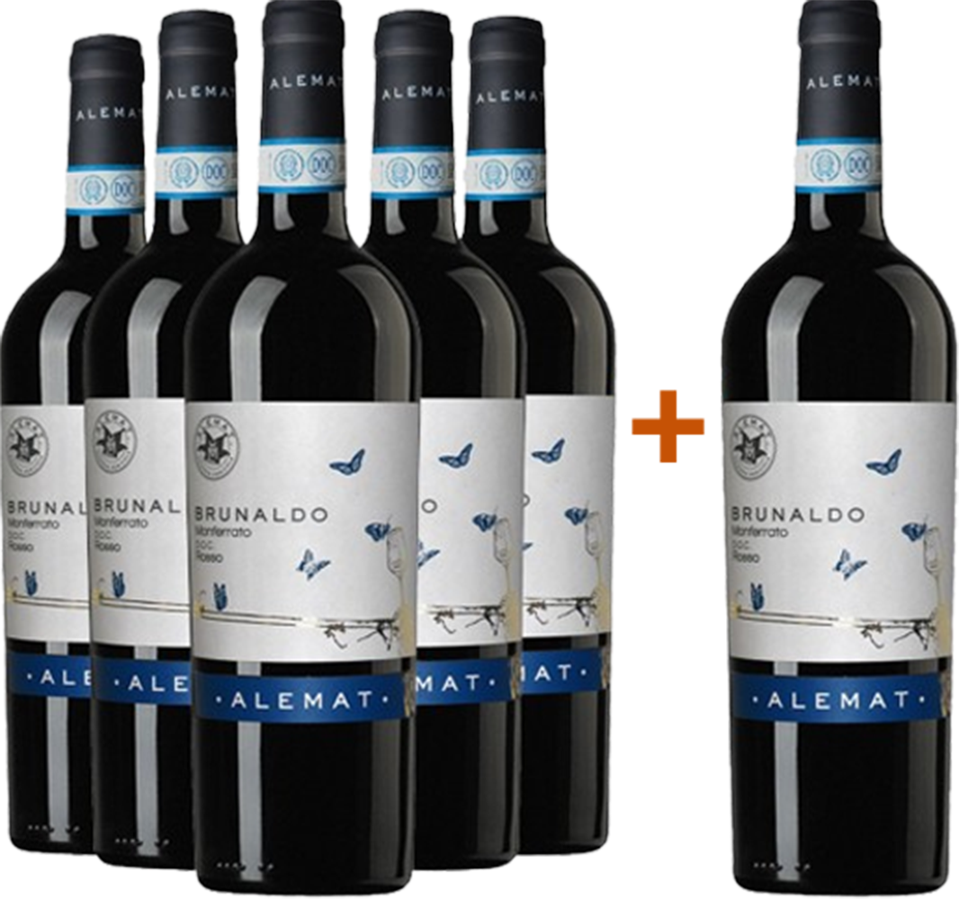 5+1 Paket Brunaldo Monferrato Rosso DOC