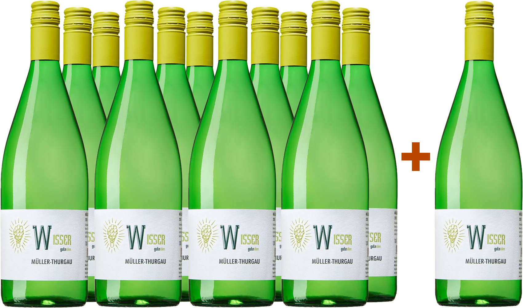 11+1 Paket Müller-Thurgau feinherb 1,0L