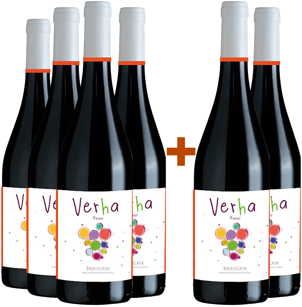 4+2 Paket Verha Rosso Basilicata Rosso IGP BIO