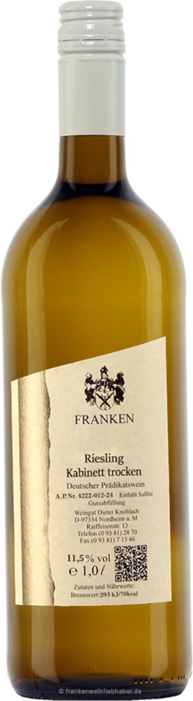 2023 Riesling Kabinett 1,0 L