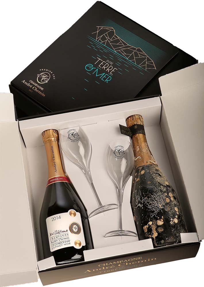 2016 Champagner- Set Entre Terre & Mer Millésimé Champagne AOP