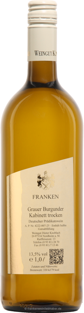 2024 Grauer Burgunder 1,0 L