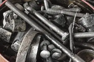 Alte Metallteile, Schrauben ect.